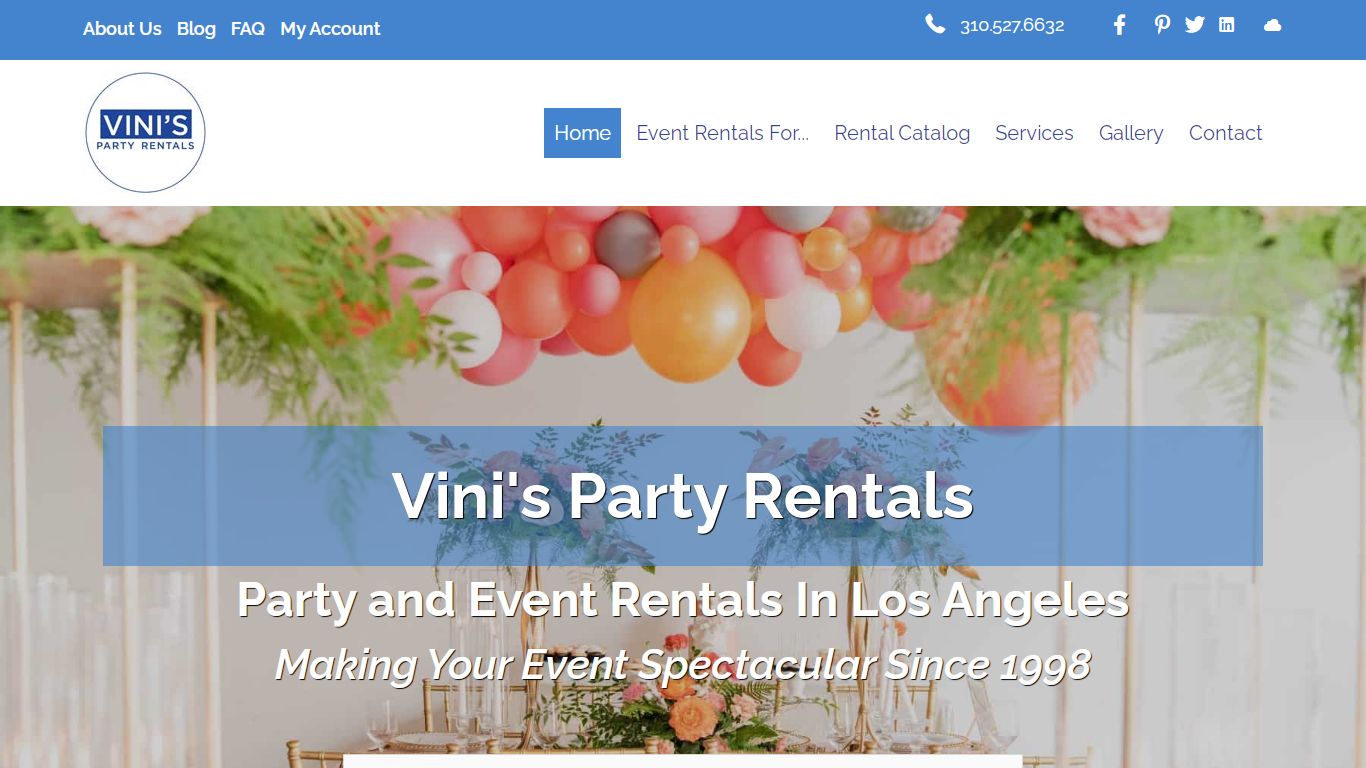 Party Rentals Los Angeles - Vini’s Party Rentals